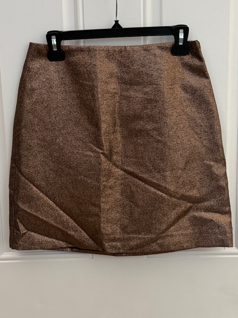 Gold Shimmer Mini Skirt